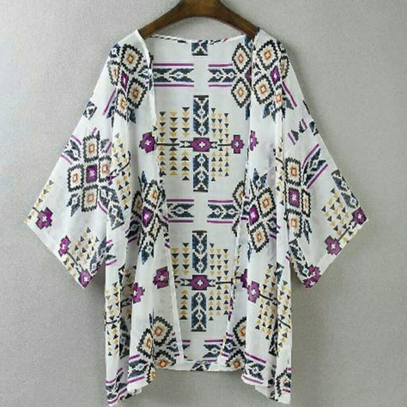 Ikat Kimono Wrap - Picture 2 of 6